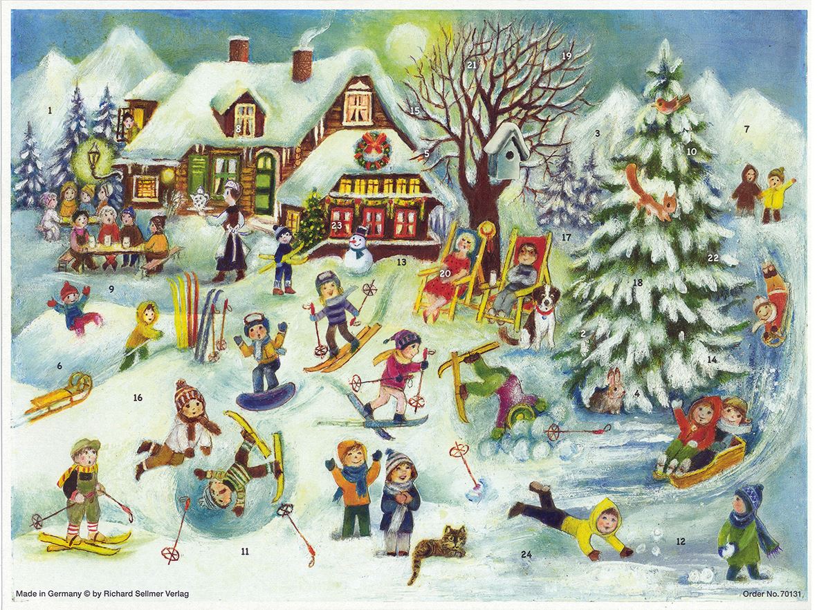 Richard sellmer Calendario de Adviento Navidad en el Pony Granja 70125